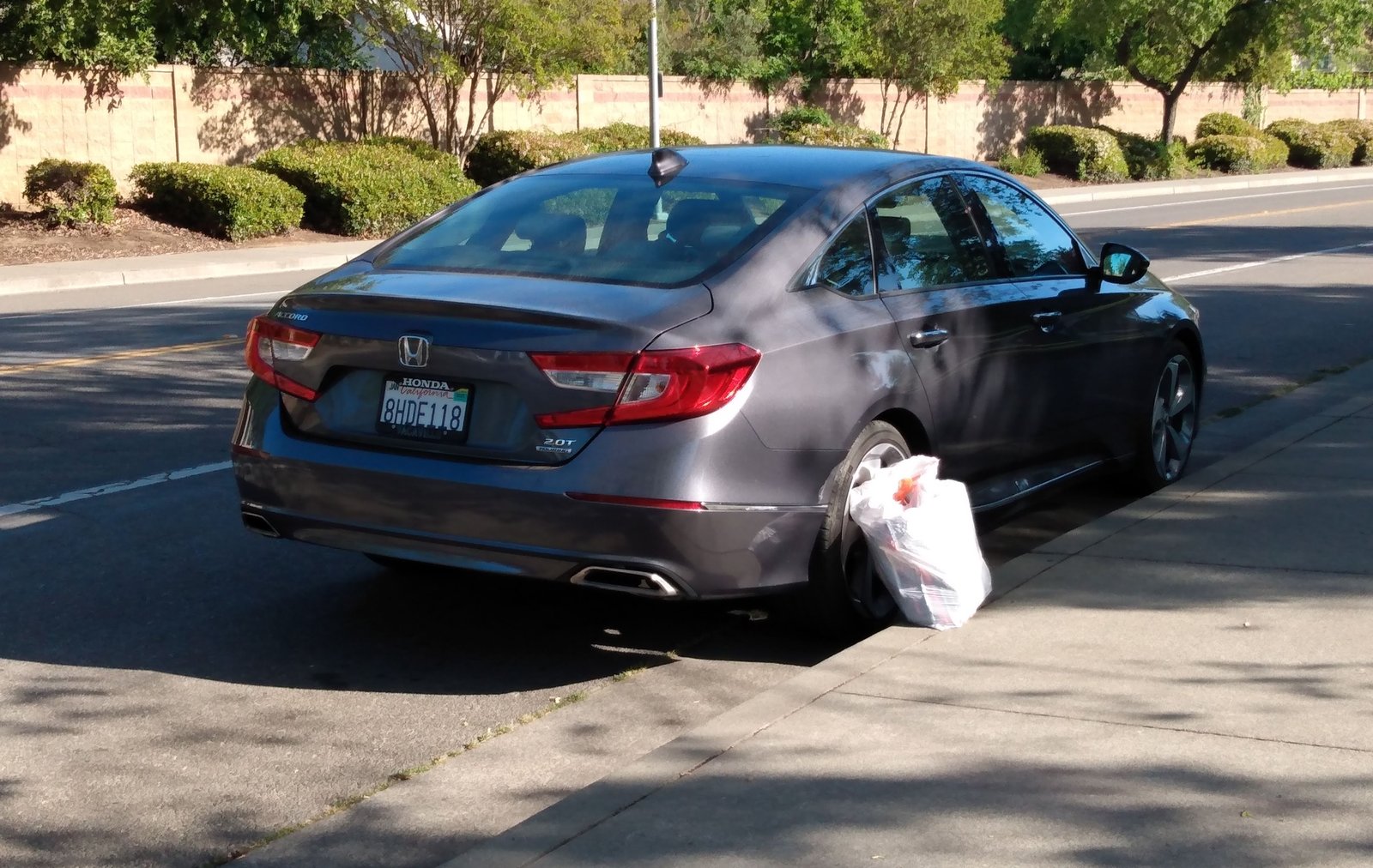 2018 Honda Accord Touring sedan in dark paint